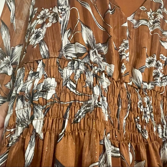 Vneck Smocked Dress - Picture 9 of 9